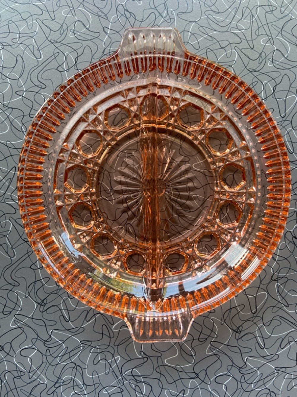 Vintage Indiana Depression Glass Candy Dish